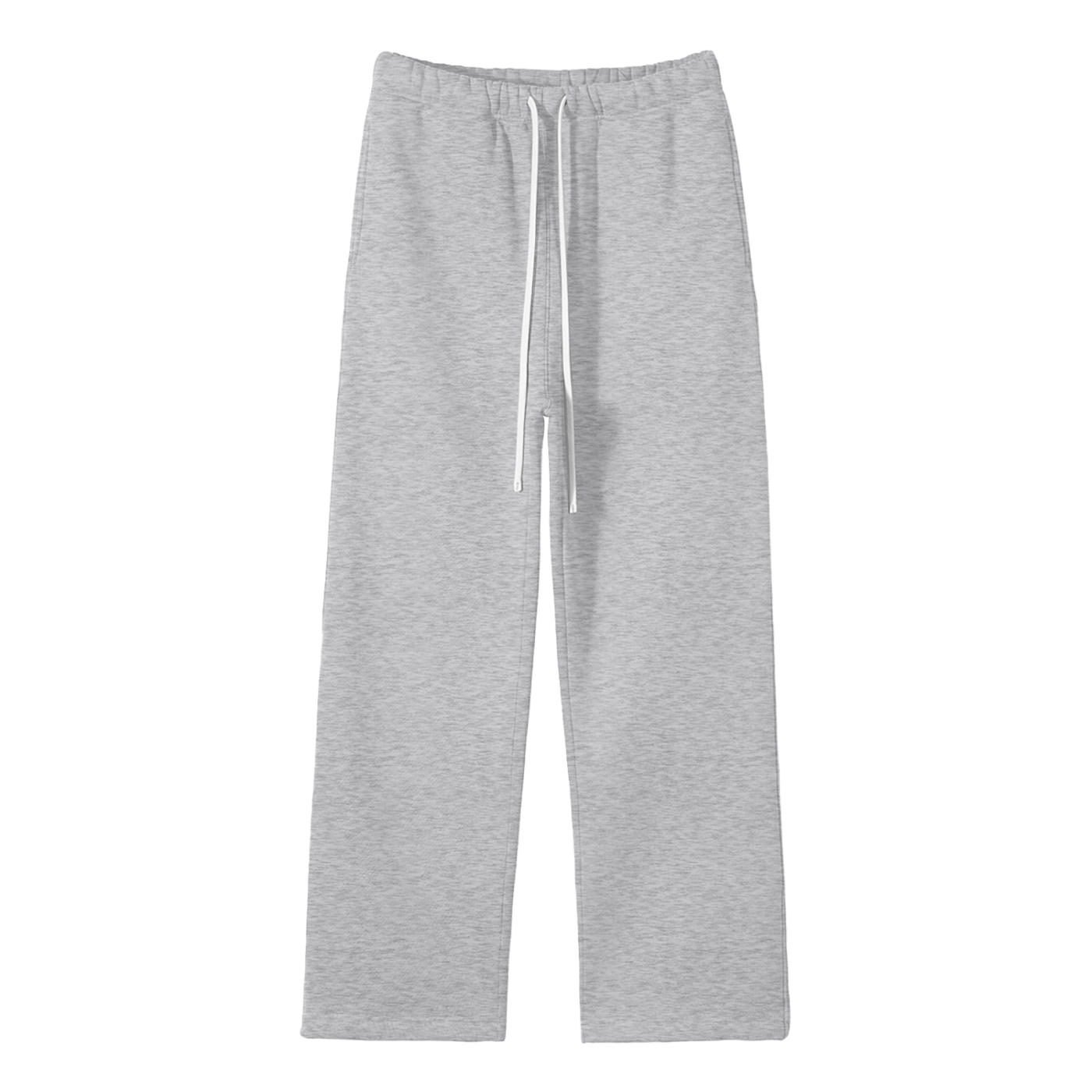 Solid Fleece Straight Leg Pants