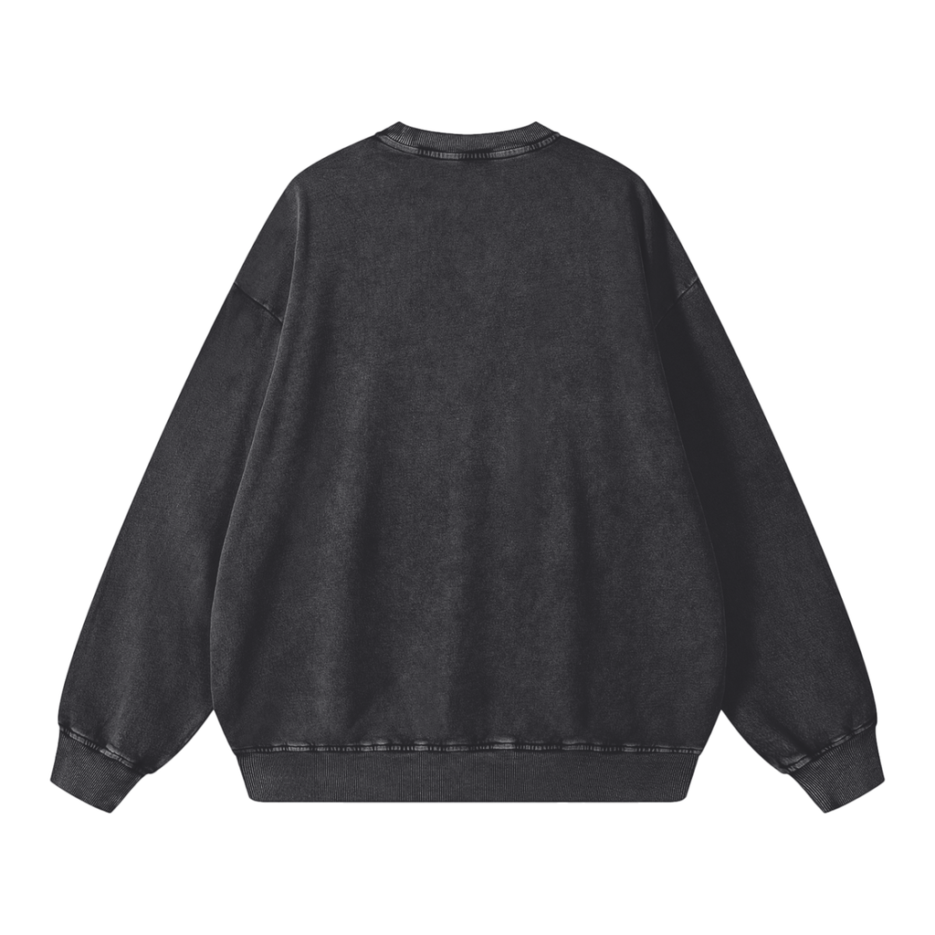 Jesus Hearts You Snow Washed Oversized Sweatshirt