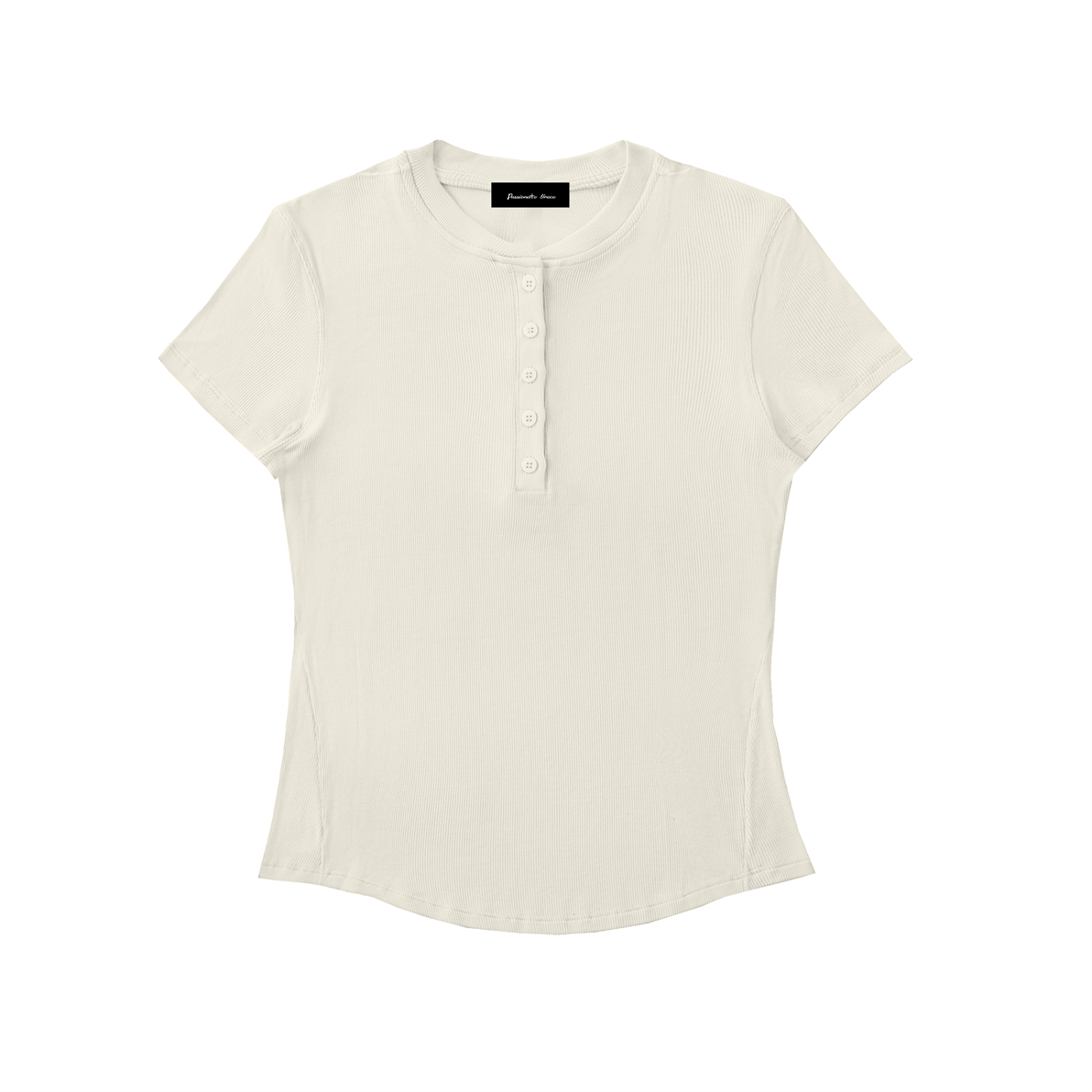 Bodycon Henley Shirt