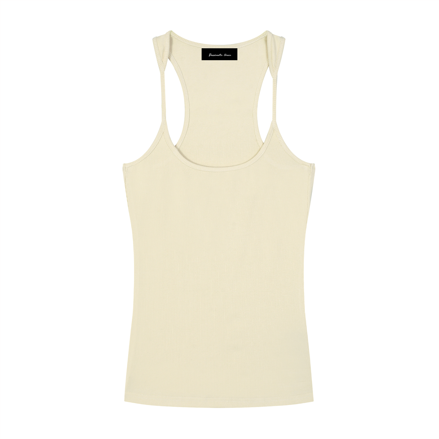 Slim Fit Ribbed Racerback Tank Top